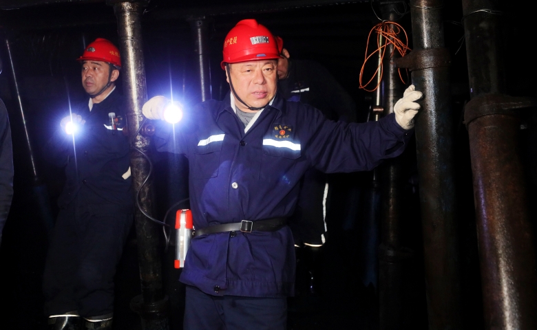 張秉德到峻德礦調研檢查工作